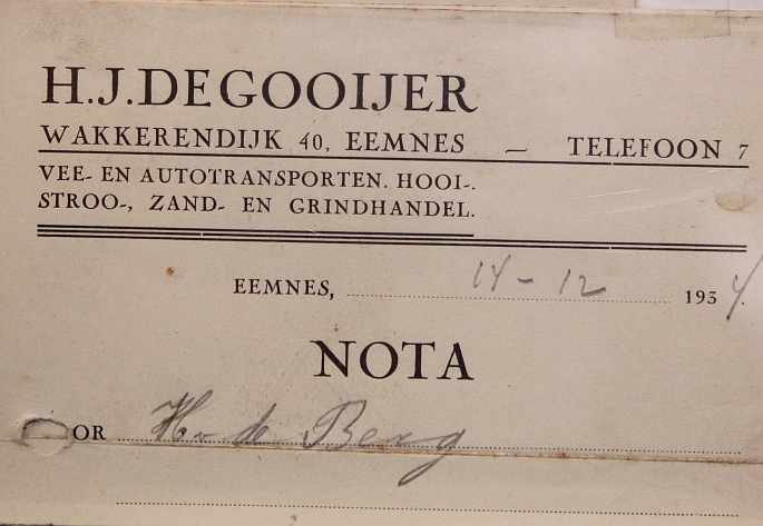 in 1934 waren er tien telefoons in eemnes