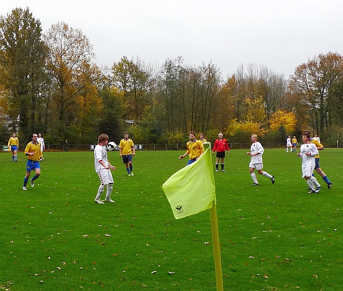 rond 10.30 uur, vlak voordat het begon te regenen