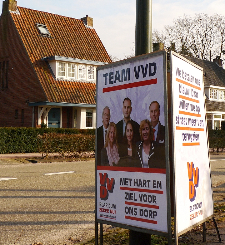 al twee dagen onvergund geplaatst (huizerweg en diverse andere lokaties)