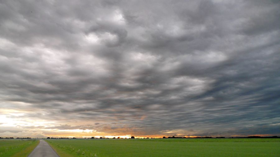 woensdagavond: polder eemnes met stachouwerweg met vitustoren