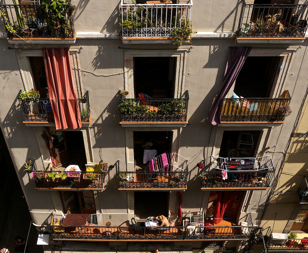 vanaf 6e verdieping hotel ciutat de barcelona