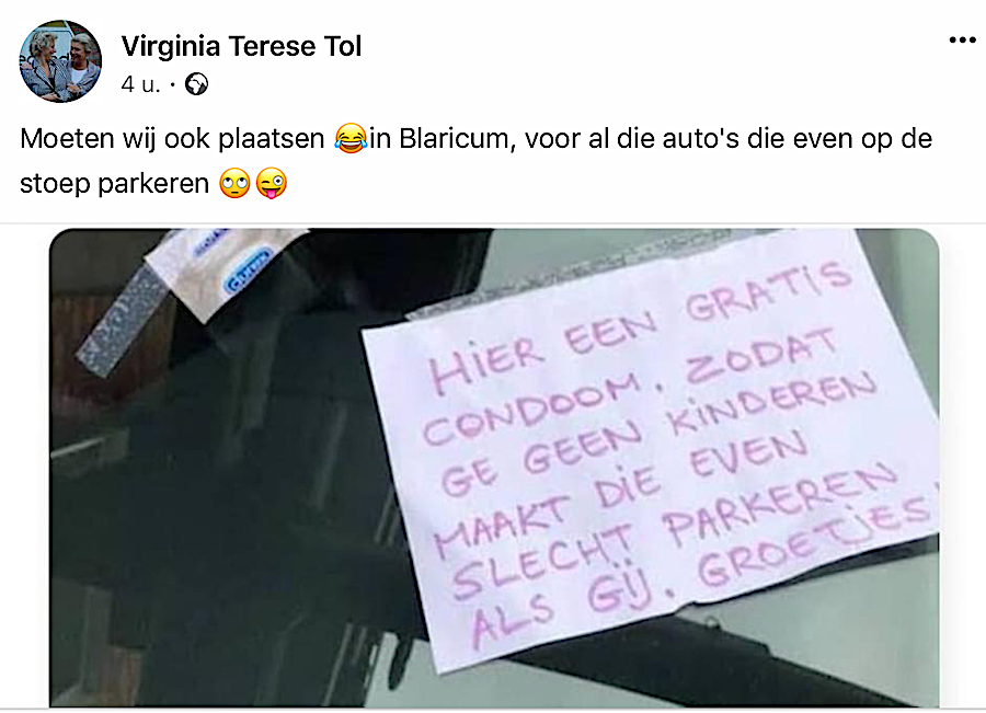 Baat het niet, dan zaadt het niet – Oog op Blaricum