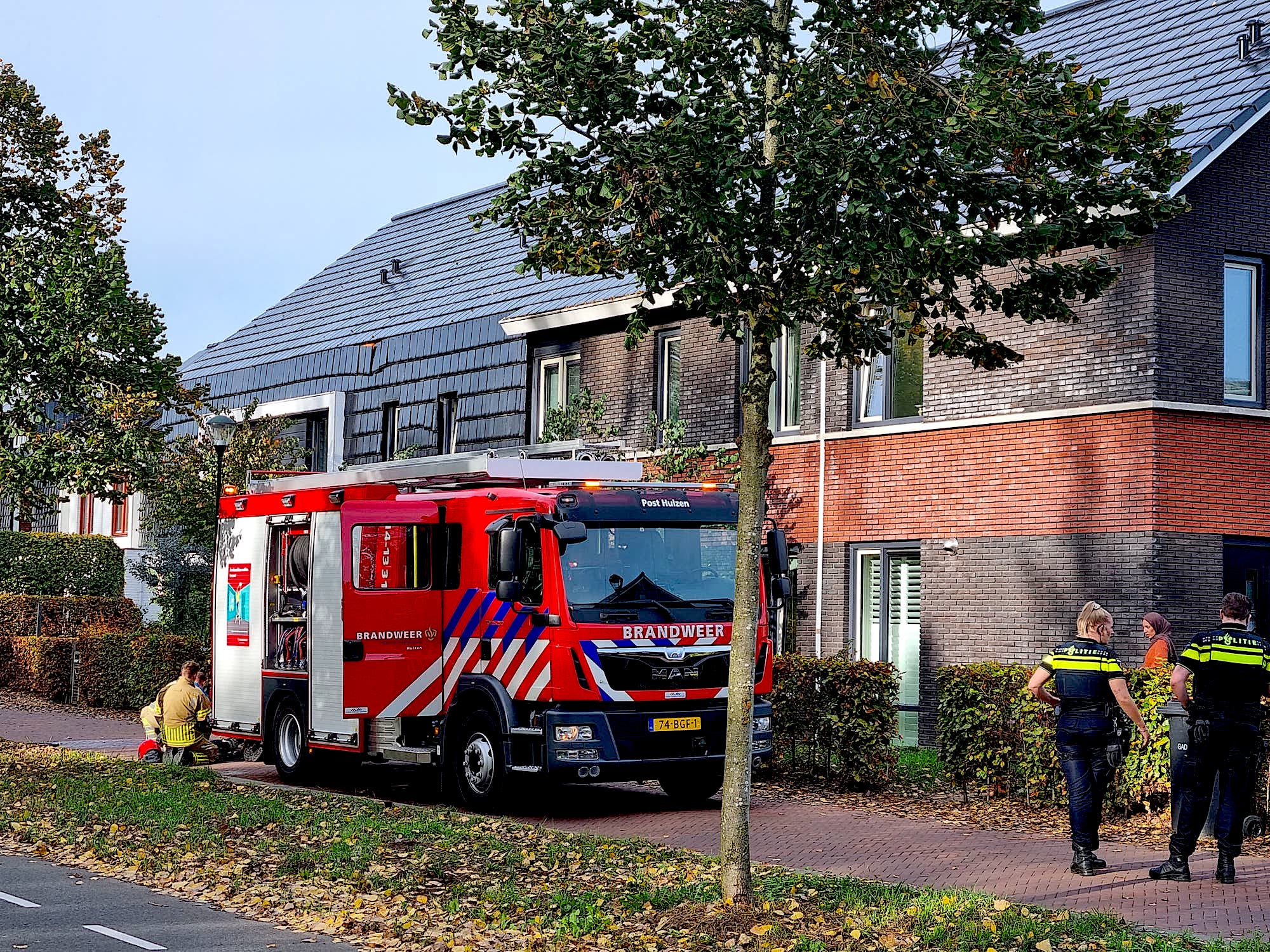 ovenbrandje stroomzijde