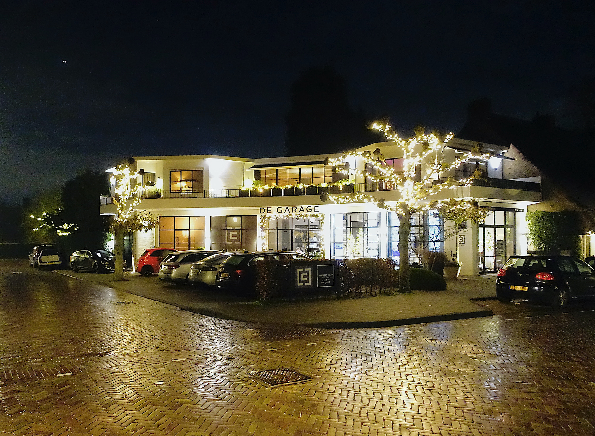 garage avond lichtjes - 1