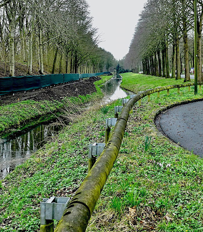 Busbaan in aanbouw – Oog op Blaricum