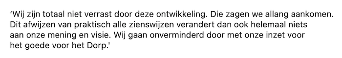 reactie HM
