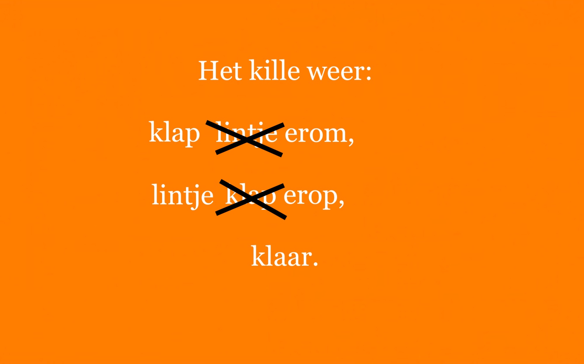 oranje