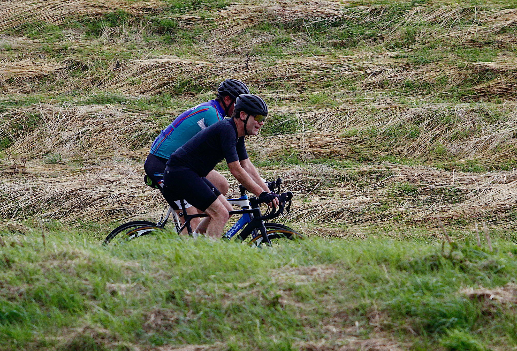 wielrenners gras - 1