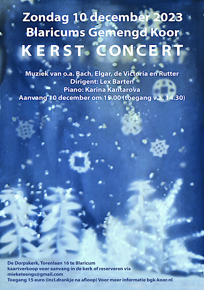 kerstconcert bgk dorpskerk